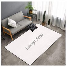 Load image into Gallery viewer, Area Rug with black trim
